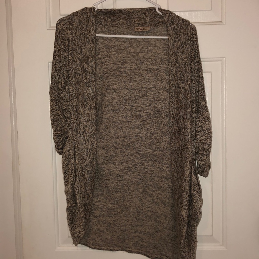 Tan cardigan